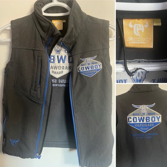 Boys Medium Cowboy Hardware Vest - Picture 2 of 2